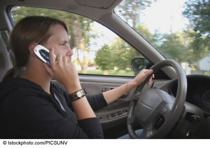 Driving while on Telephone