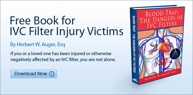 Downloadable free eBook for IVC Filter Injury Vicims