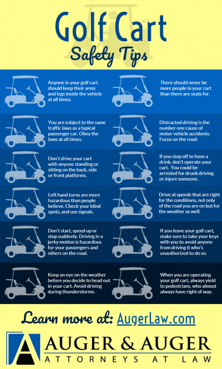 Top Golf Cart Safety Tips Auger & Auger
