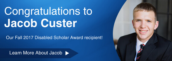 Disabled Scholar Winner Banner