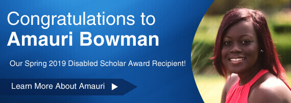Disabled Scholar Winner Banner
