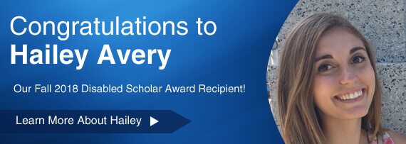 Disabled Scholar Winner Banner