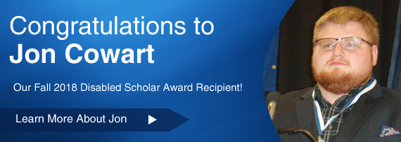 Disabled Scholar Winner Banner
