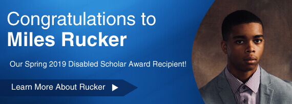 Disabled Scholar Winner Banner