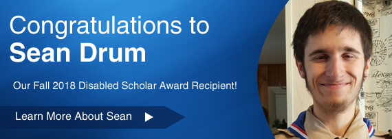 Disabled Scholar Winner Banner