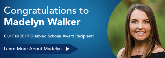Disabled Scholar Winner Banner