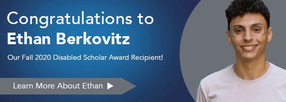 Disabled Scholar Winner Banner