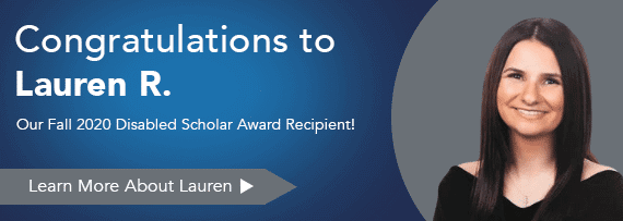 Disabled Scholar Winner Banner