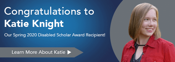 Disabled Scholar Winner Banner