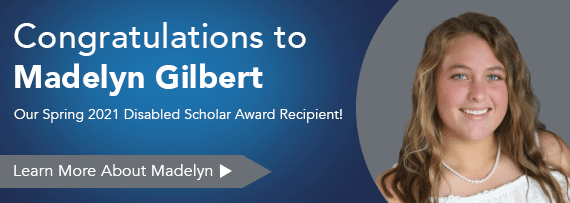 Disabled Scholar Winner Banner