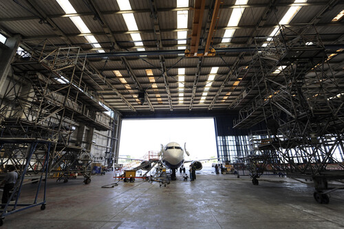 Maintenance on Plane