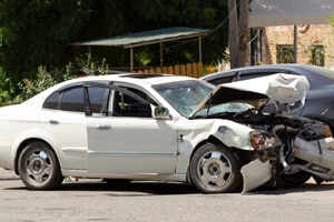 damage from a high speed car accident