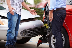 car accident caused by road rage